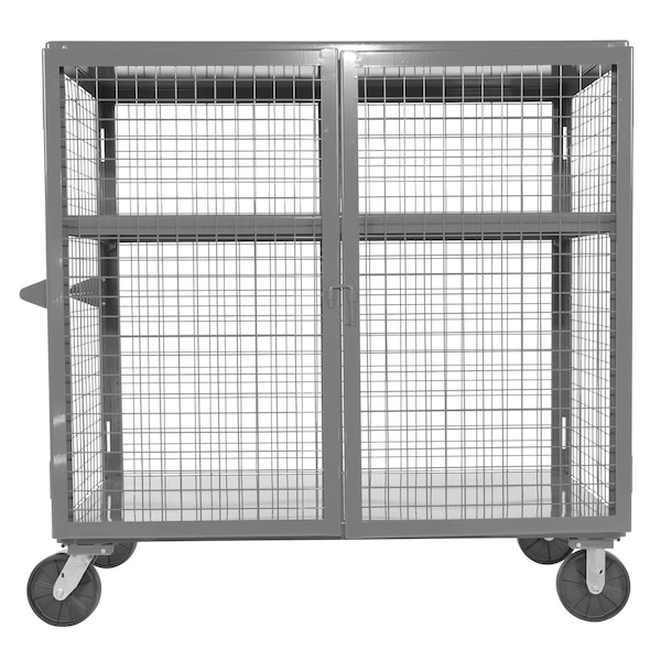 2000 lb Capacity, 33 W x 64.5625 L x 61.625 H, 2 Shelves